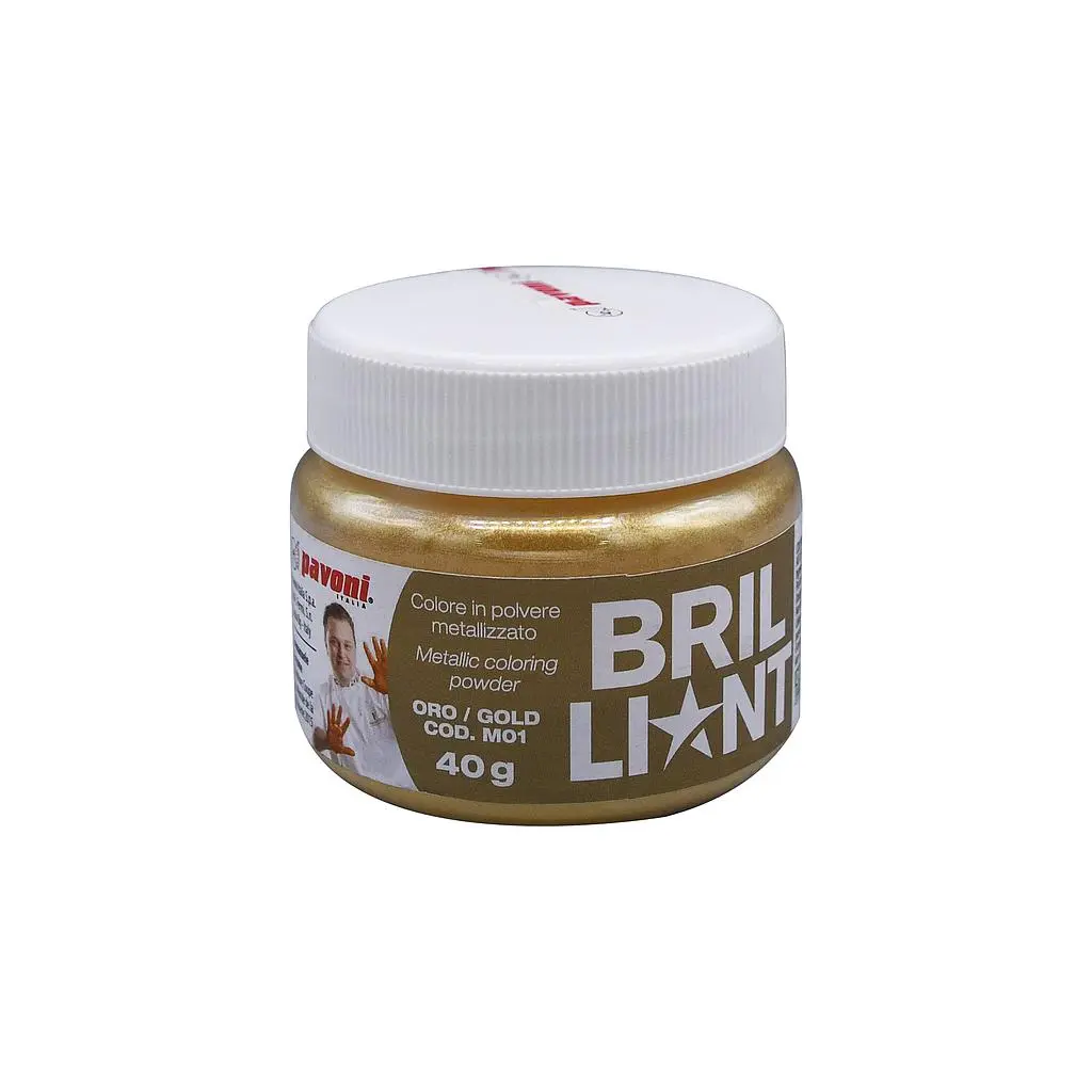 COLORANTE METALICO ORO 40G M01 PAVONI