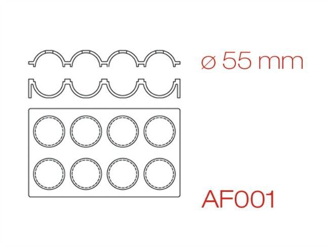 MOLDE SILICONA PAVODUO ESFERA AF001 87ML