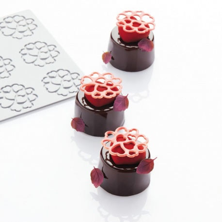 MOLDE SILICONA CORAZONES REDONDEADOS