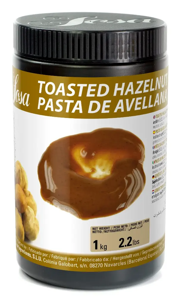 PASTA DE AVELLANA TOSTADA PURA SOSA 1K