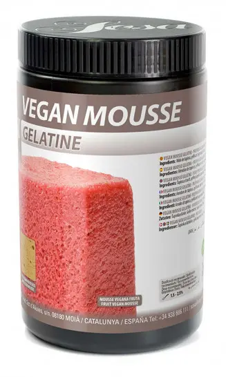 MOUSSE GELATINA VEGANA 500GR