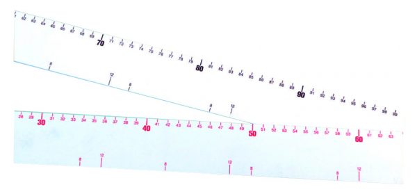 D/PS- REGLA PLASTICA 64CM