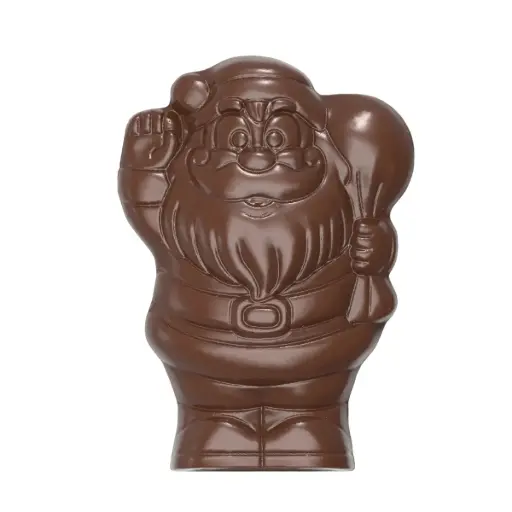 [CHW-12052] MOLDE CHOCOLATE BASTON PAPA NOEL