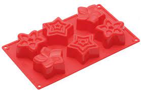 [PAV-FR067] MOLDE SILICONA ROJO 175x300 FORMAFLEX FR067 ESTRELLA 110ML