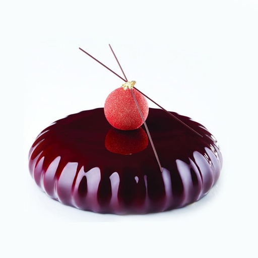 [PAV-KE013] MOLDE SILICONA TORTA PAVOCAKE KE013 PLISSEE