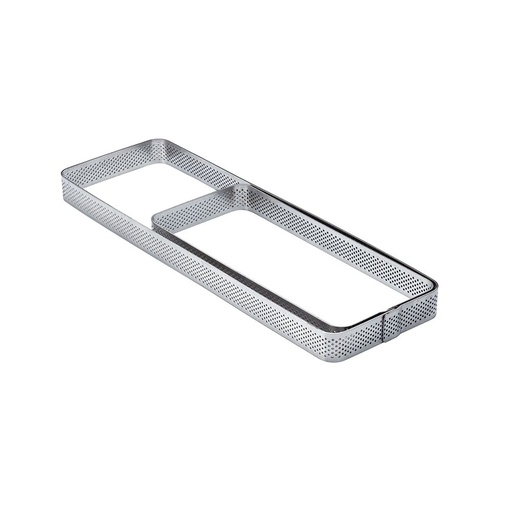 [PAV-XF08] ARO INOX RECTANGULAR CON ANGULOS REDONDOS 9X29X2CM XF08