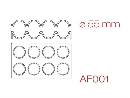 [PAV-AF001] MOLDE SILICONA PAVODUO ESFERA AF001 87ML