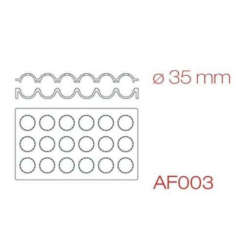 [PAV-AF003] MOLDE SILICONA PAVODUO ESFERA AF003 22,5ML