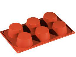[PAV-FR008] MOLDE SILICONA ROJO 175x300 FORMAFLEX FR008 MUFFIN 130ML