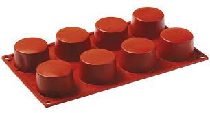 [PAV-FR017] MOLDE SILICONA ROJO 175x300 FORMAFLEX FR017 CILINDRO 89ML