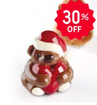 [PAV-KT166] MOLDE NAVIDAD TERMOFORMADO KT166 OSO TEDDY