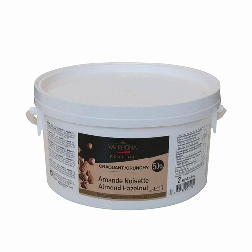 [VAL-19973] PRALINE AVELLANA ALMENDRA 50% CRUJIENTE 2KG